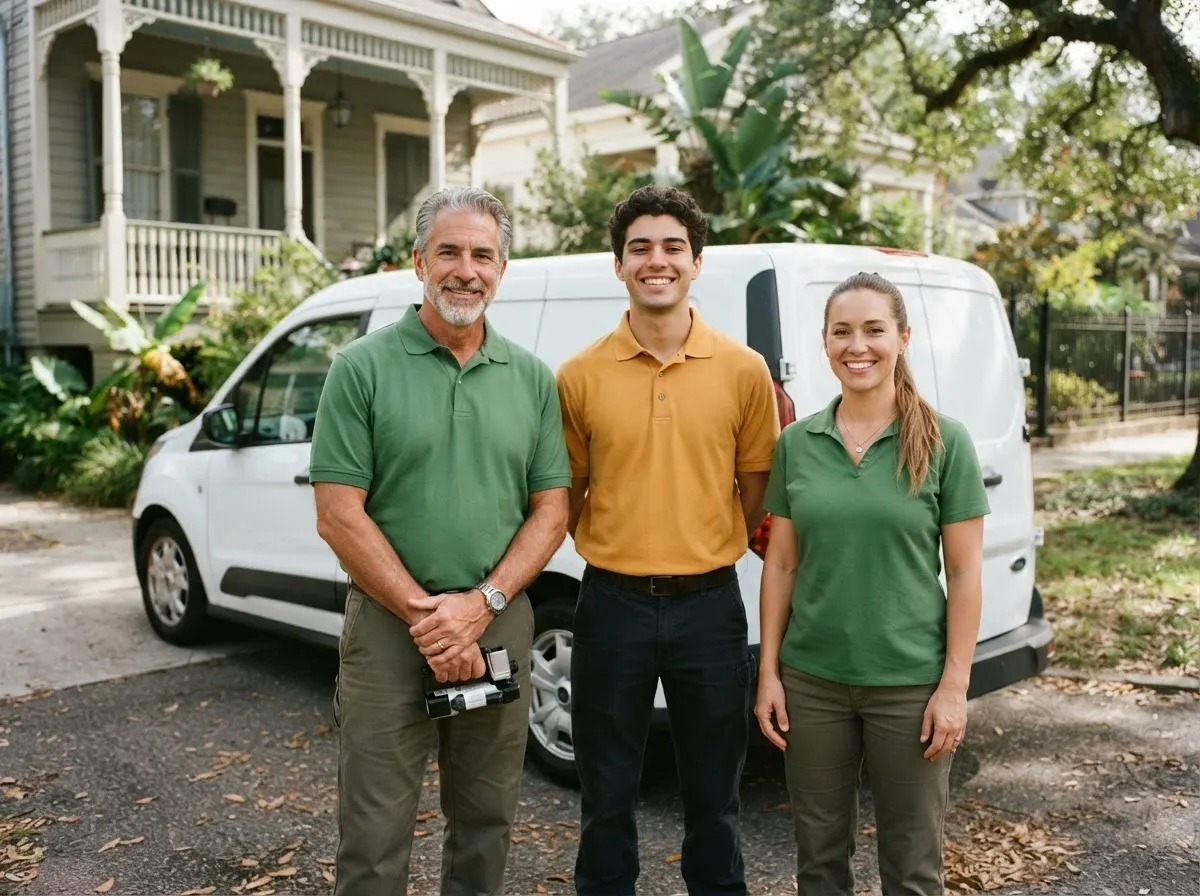 Magnolia Heron Pest Control pest control service team in New Orleans, LA